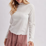 Easy Does It Waffle Knit Top