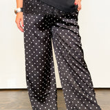 Drop Into Dots Satin Pant