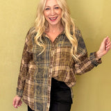 Flip Flop Flannel Top