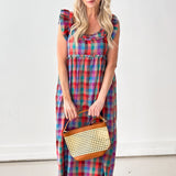 Purely Plaid Midi Dress