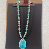 Butterfly Beauty Turquoise Stone Necklace