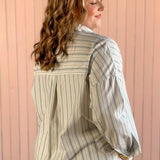 Step Up Your Stripe Game Button Up Shirt