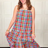 Daydream Plaid Maxi Dress
