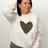 Heart On Repeat Crewneck Sweater