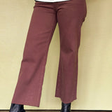 Kickback Slim Wide Leg Jean