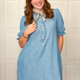 Making It Work With Denim Dress