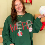 Plaid Tidings Sweatshirt