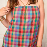 Daydream Plaid Maxi Dress