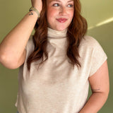 Crowd Pleaser Mock Top