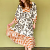 Harvest Sun Tiered Midi Dress