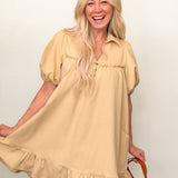 She's Practial & Playful Babydoll Dress