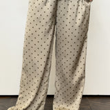 Drop Into Dots Satin Pant