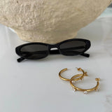 Willow Rhinestone Hoop Earrings