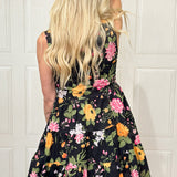 Splash of Fresh Flowers Dress
