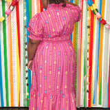 Confetti Play Midi Dress