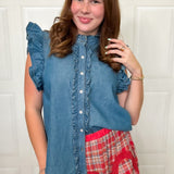 A Side Effect Of Denim Love Blouse