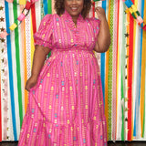 Confetti Play Midi Dress