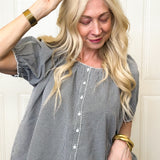 The Sidewalk Stroll Gingham Blouse