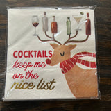 Holiday Cocktail Napkins
