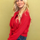 Where Do We Begin Striped Cardigan