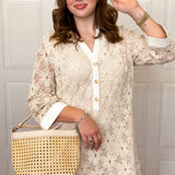 Let's Jet Away Crochet Dress