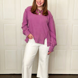 Clean Cut Wide Leg Jean