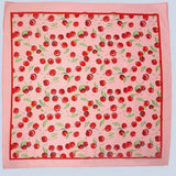 Pink Cherry Bandana Scarf