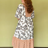 Harvest Sun Tiered Midi Dress
