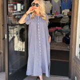 The Sidewalk Stroll Gingham Mumu