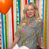 Gingham On Repeat Blouse