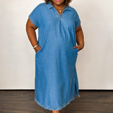 Sitting Out Here In My Denim Dress