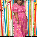 Confetti Play Midi Dress