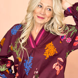 Crimson Petals Blouse