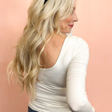 The Final Touch Basic Long Sleeve Top