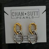 Mysterious Mixed Metal Earrings