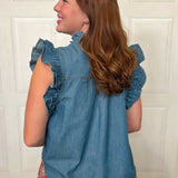 A Side Effect Of Denim Love Blouse