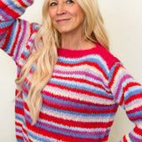 Looking Sideways Striped Sweater