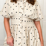 City Spot Midi Dress