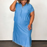 Sitting Out Here In My Denim Dress