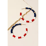 Red White & Blue Hoops For You