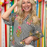 Gingham On Repeat Blouse