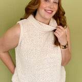 Breezy Cowl Neck Knit Top