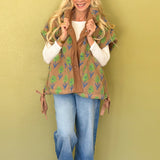 The Cozy Blossom Vest