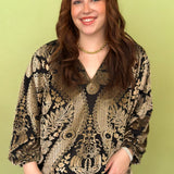 The Luxe Lady Velvet Blouse