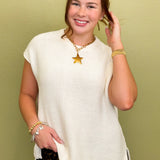 Who Wants The Scoop Knit Top