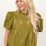Tuscany Grove Eyelet Blouse