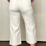 Clean Cut Wide Leg Jean