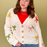 Sprinkle Bows Everywhere Cardigan