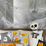 Ghost Halloween Beaded Pillow