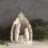 Stoneware Nativity Scene